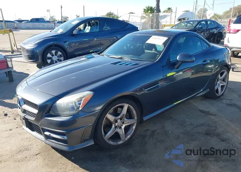 2014 Mercedes-Benz Slk 250 из США, поврежденный, VIN WDDPK4HA7EF091601
